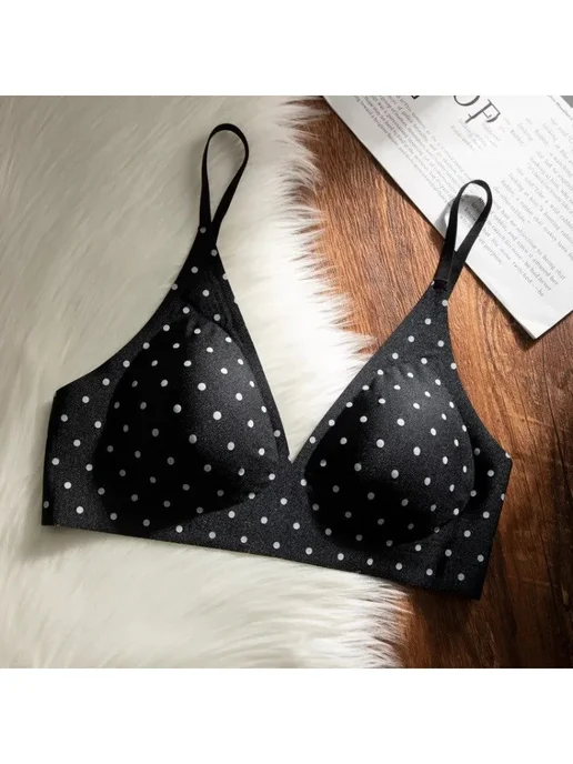 YUQI Комплект нижнего белья polka dot, красный, фото 4