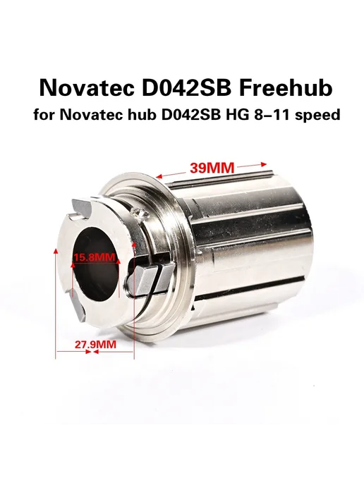 Nanlio Запчасти Для Велосипедных Втулок Novatec 12-скоростной Корп, черный, фото 3