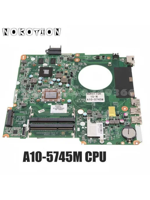 Материнская плата для ноутбука NOKOTION для HP 15-N 15Z-N, черный