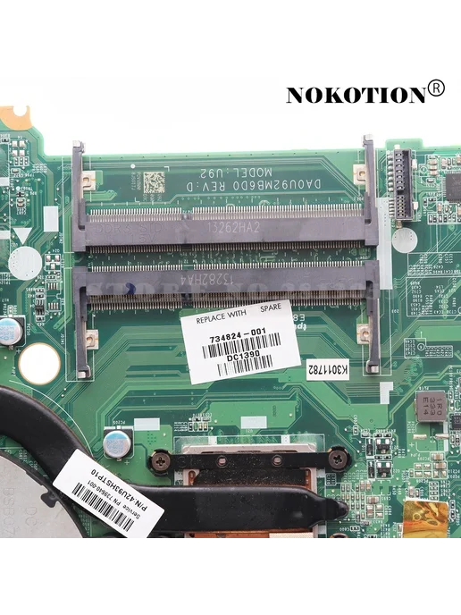 Материнская плата для ноутбука NOKOTION для HP 15-N 15Z-N, черный, фото 5