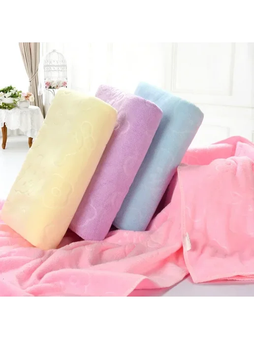 Нет бренда Полотенца для собак и кошек из полиэстера Pink, розовый, фото 4