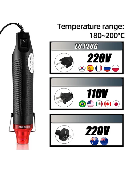 Нет бренда 1060 термоусадочных трубок, 110V US Plug, 1060 термоусадочных трубок 110V, фото 6
