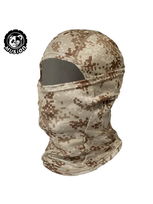 Нет бренда Мужская балаклава Musion Black Python черная, черный