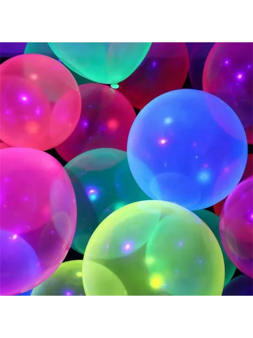 Нет бренда Неоновые флуоресцентные шары random mix 20pcs, 20 шт, фото 2