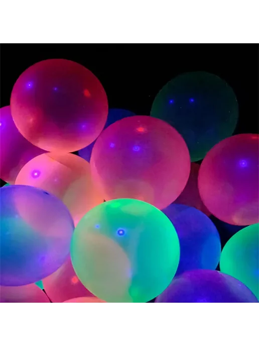 Нет бренда Неоновые флуоресцентные шары random mix 20pcs, 20 шт, фото 3