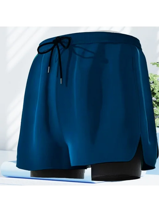 купальные шорты Пус синий XL, синий