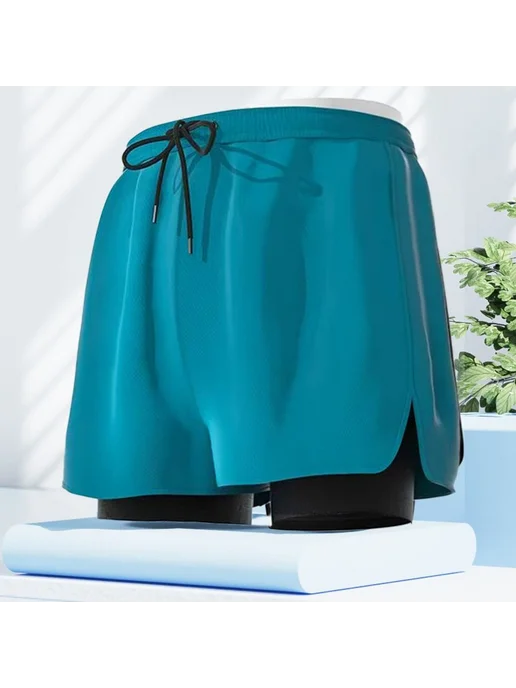 купальные шорты Пус синий XL, зеленый
