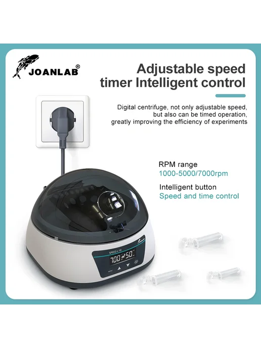 Joanlab Лабораторная центрифуга MC-5Pro, 5000rpm, US Plug, вариант, фото 4