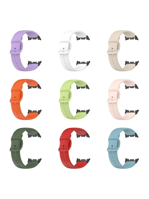 CAOWTAN Ремешок Samsung Galaxy watch 8 40mm Teal Silver, серебристый, фото 3