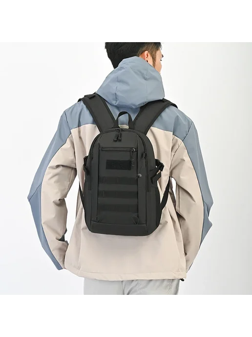 wellvo Тактический Рюкзак Black Camo, черный, фото 4