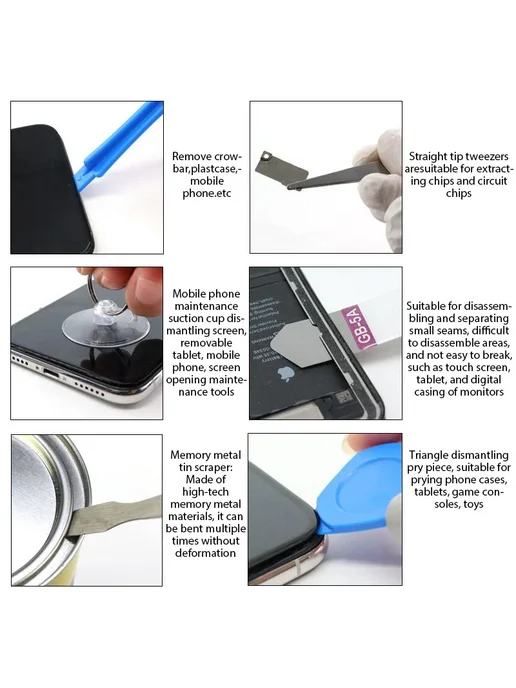 Набор инструментов Apple Android Samsung 22 in 1 21 В, вариант, фото 7