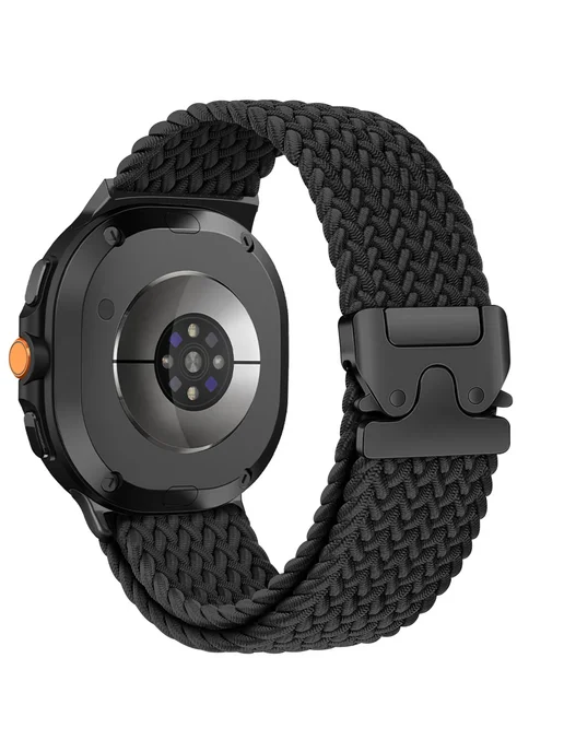 CAOWTAN Ремешок Samsung Galaxy watch 8 40 44 Black Black-Black, черный
