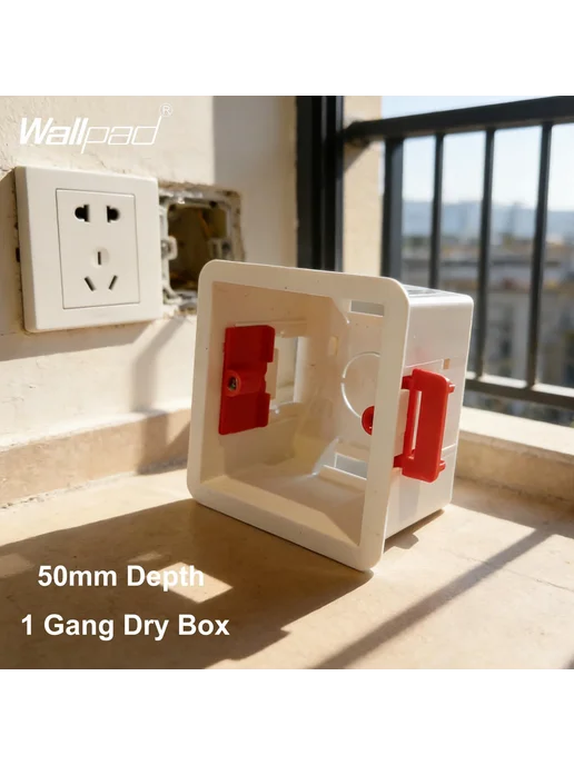 Wallpad Кассета 86 для скрытой установки, 1 Gang, 4 шт, 4 шт, фото 2