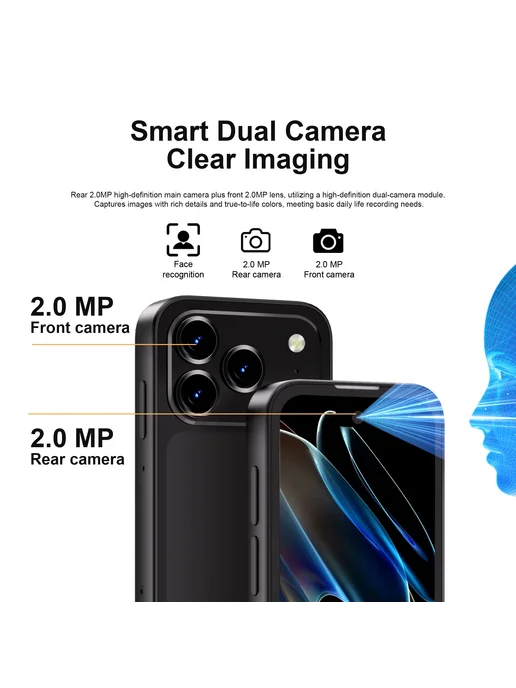 Смартфон SERVO Mini Pocket 2026 1/16 ГБ, оранжевый, фото 6