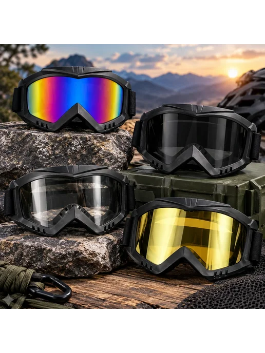 Мотоциклетные очки ZLang 3mm YL lens goggles, вариант, фото 4