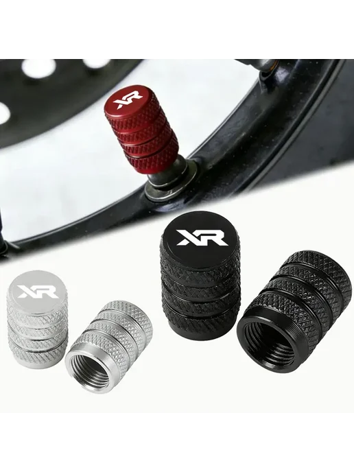 Нет бренда Колпачки ниппелей колес XR зеленые, 2 шт, 2 шт, фото 2