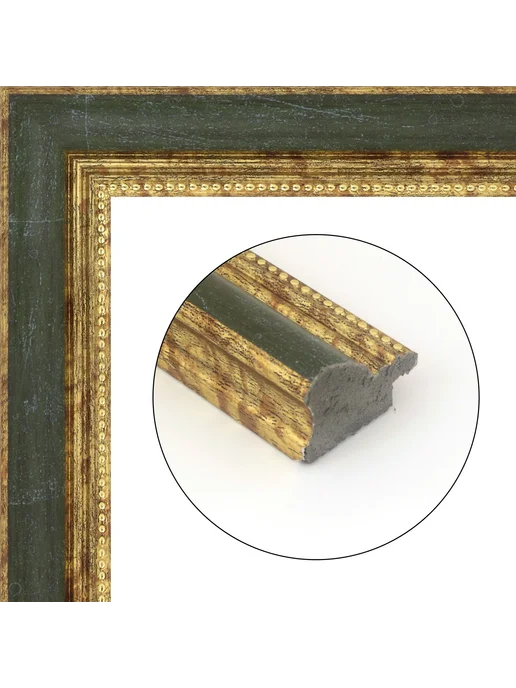 Кинешемская рамочка Рамка багетная для картин со стеклом 30 x 24 см, РБ-097, 30x24 см, фото 2