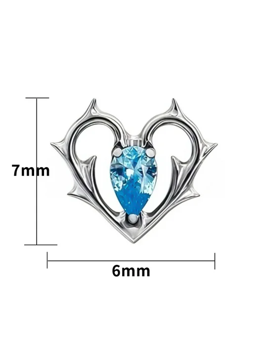 Нет бренда Labret Lip Piercing Jewelry Geometric 1.0x6mm Style-4 Face, 18 г, фото 7