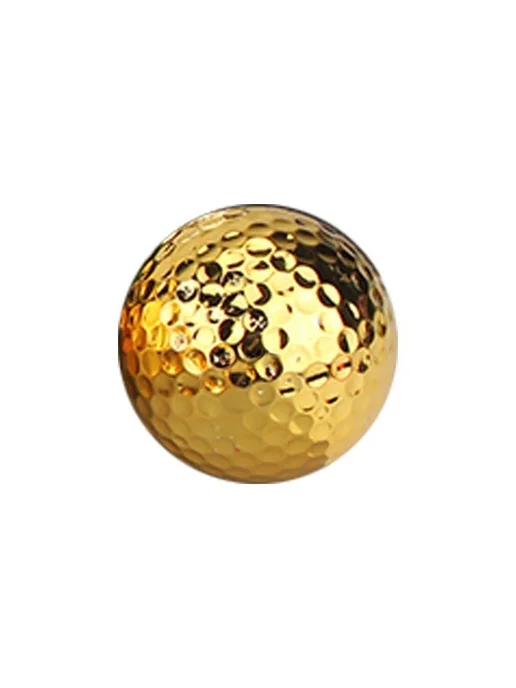 Нет бренда Золотые тренировочные мячи для гольфа golden, золотой