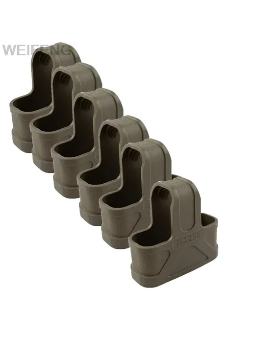 Нет бренда Резиновые кобуры для магазина 5.56 мм M4 6pcs tan, 6 шт