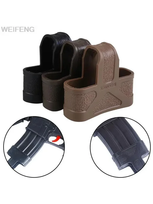 Нет бренда Резиновые кобуры для магазина 5.56 мм M4 6pcs tan, 6 шт, фото 6