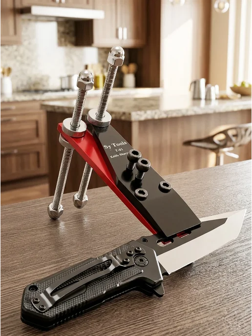 SY TOOLS Y-01 зажим для заточки ножей, красный, T-01, красный
