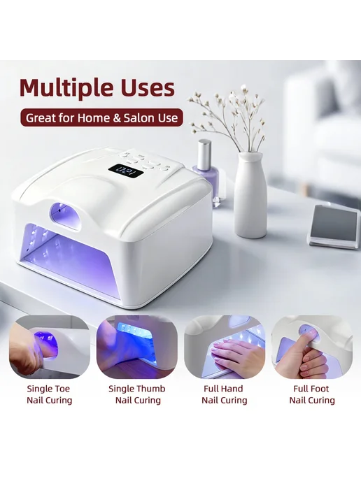 Foreverlily сушилка для ногтей 2-в-1 EU PLUG (100-240V)2, вариант, фото 3