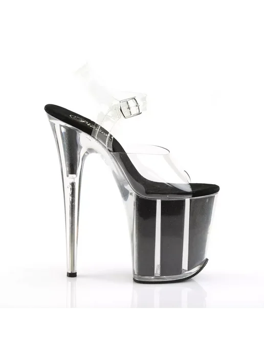 PLEASER Туфли стрипы тройки силиконовые, черный, фото 5