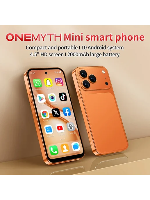 Смартфон ONEMYTH A19 Pro Mini 2/16 ГБ, черный, фото 7
