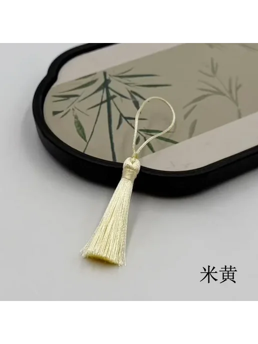 Нет бренда Подвески-кисточки из полиэстера 10pcs-gold yellow, Подвески-кисточки из полиэстера 4
