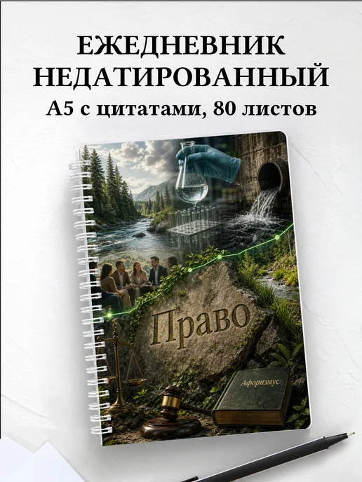 Ежедневник недатированный Право с мотивирующими цитатами