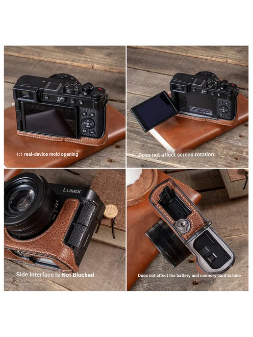 Нет бренда Чехол для камеры Panasonic Lumix for L10 set green, зеленый, фото 3