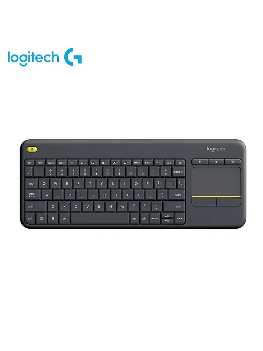 LOGITECH Беспроводная Клавиатура K400Plus С Тачпадом Для And