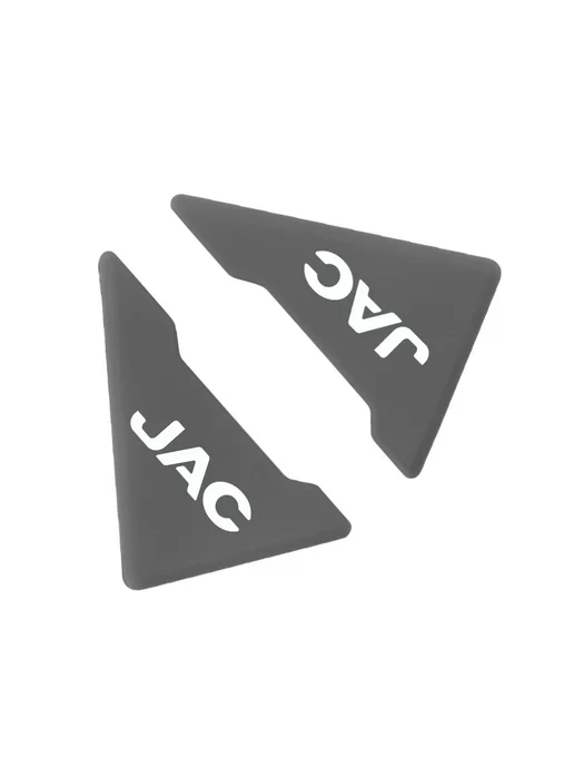 Нет бренда Накладки на углы дверей JAC Black 2 шт, 2 шт