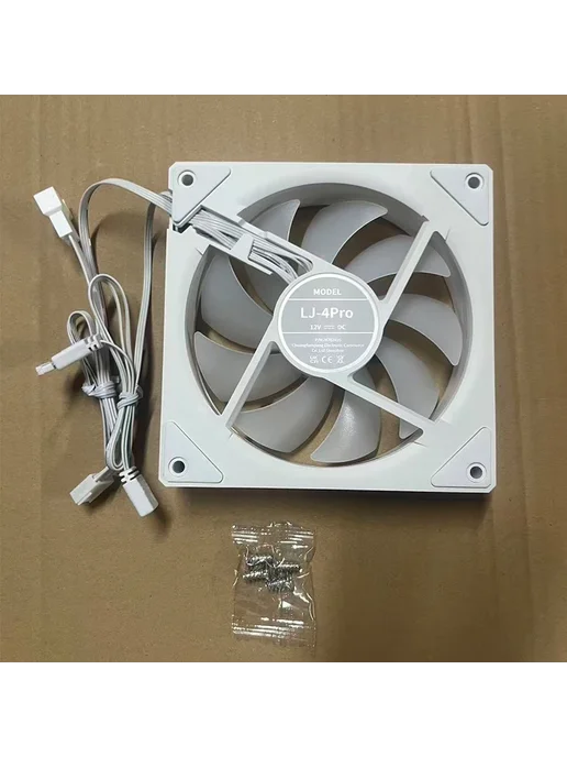 Нет бренда Вентилятор Prism4 Pro LJ-4PRO Forward Bk A-RGB 5В AS show, вариант, фото 3