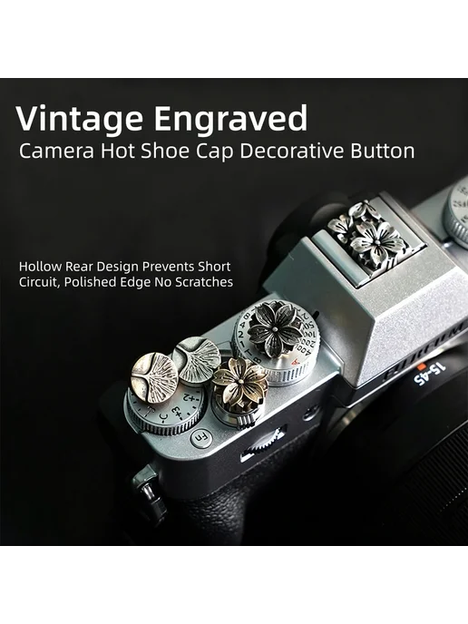 Нет бренда Крышка горячего башмака Fuji Leica B Button (screw), для камеры XT5 XT50, фото 4