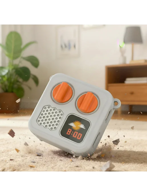 Защитный чехол силикон для YOTO Mini, антискольжение, серый, серый, фото 5