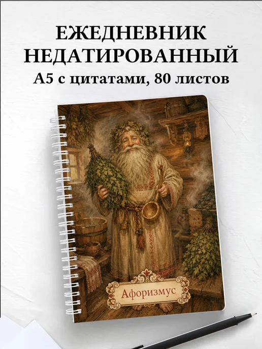 Ежедневник недатированный Банник с мотивирующими цитатами