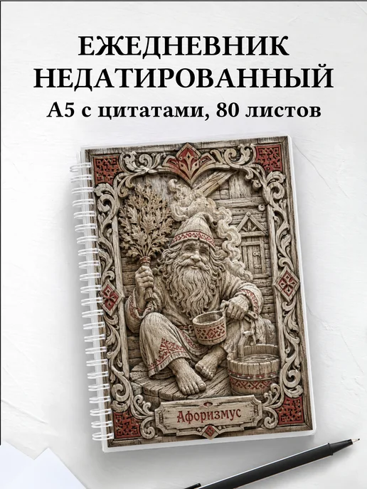 Ежедневник недатированный Банник с мотивирующими цитатами