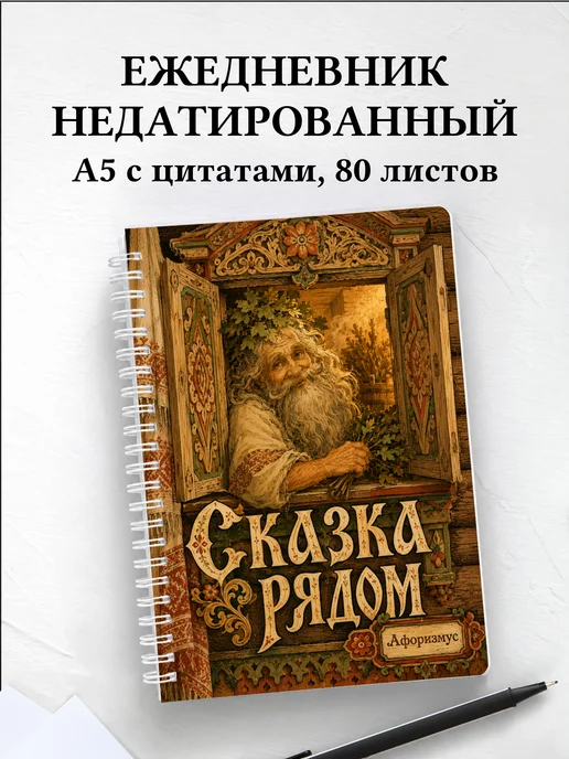 Ежедневник недатированный Банник с мотивирующими цитатами
