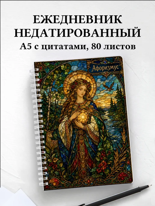 Ежедневник недатированный Берегиня с мотивирующими цитатами