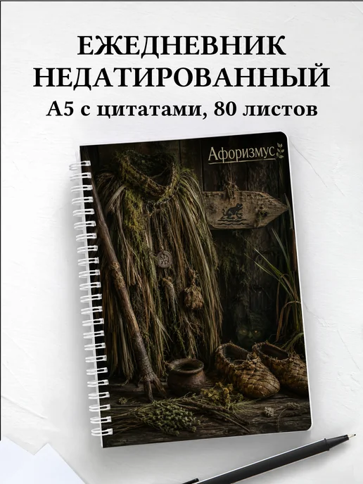 Ежедневник недатированный Болотник с мотивирующими цитатами