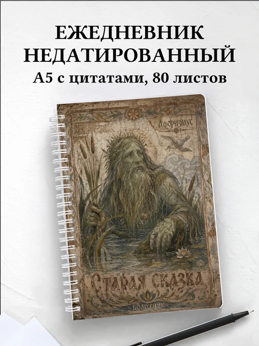 Ежедневник недатированный Болотник с мотивирующими цитатами