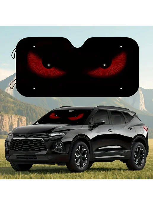 Солнцезащитный Экран Для Автомобиля Из Ткани Оксфорд Red, красный, фото 2