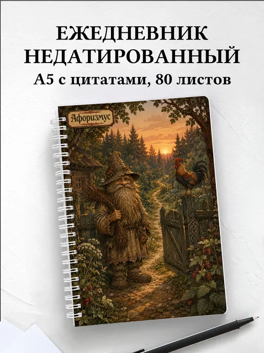 Ежедневник недатированный Дворовой с мотивирующими цитатами