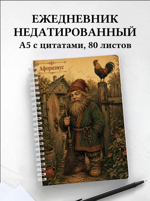 Ежедневник недатированный Дворовой с мотивирующими цитатами