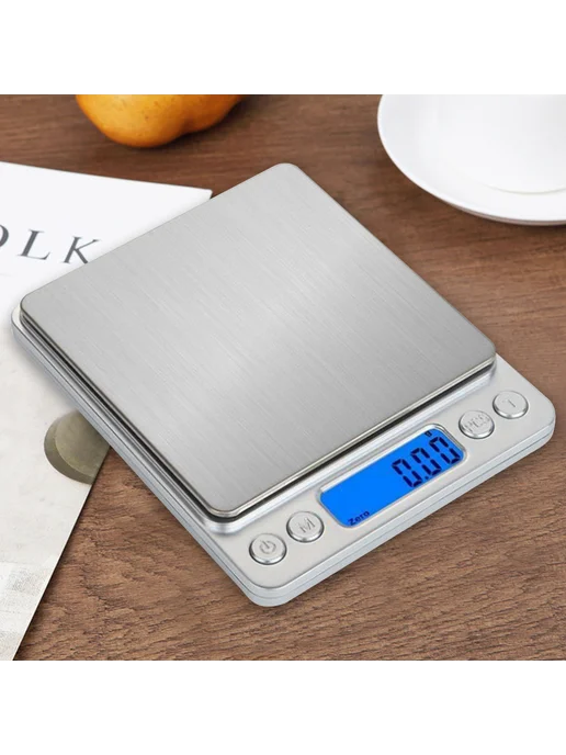 Кухонные весы 500 г, LCD дисплей, точность 0.01 г, цифровые, 500 г, 0,01 г, фото 5