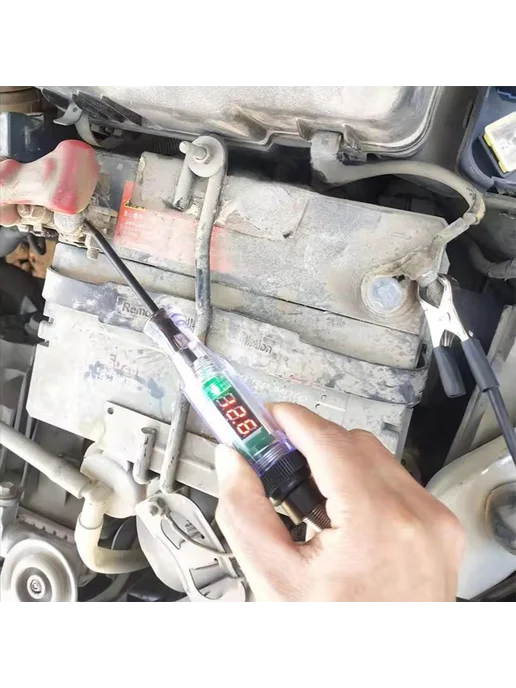 Тестер автомобильный 12V24V, LED, мультифункциональный, вариант, фото 7