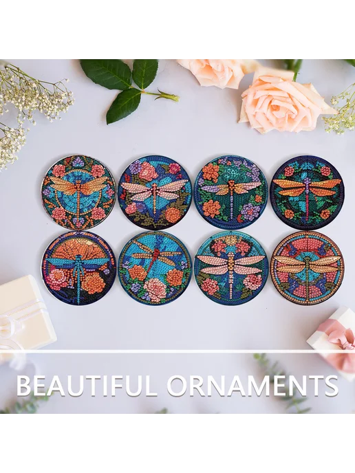 8шт Драконфля декор для подставок, DIY diamond painting, для, 8 шт, фото 4