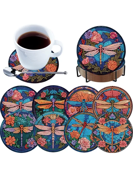 8шт Драконфля декор для подставок, DIY diamond painting, для, 8 шт, фото 7